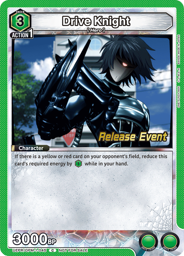 Drive Knight, UE06BT: One Punch Man Release Event Cards · UEPR/OPM-1-045