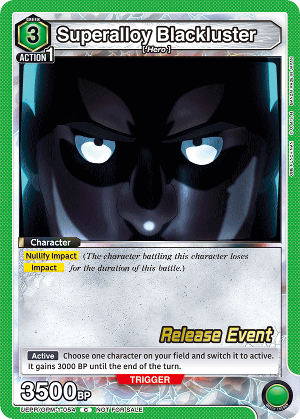 Superalloy Blackluster, UE06BT: One Punch Man Release Event Cards · UEPR/OPM-1-054
