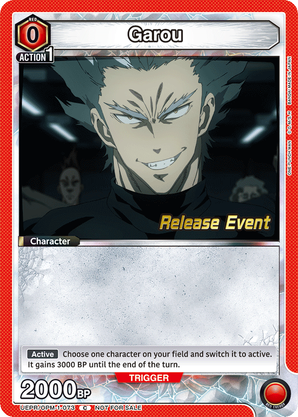 Garou, UE06BT: One Punch Man Release Event Cards · UEPR/OPM-1-073