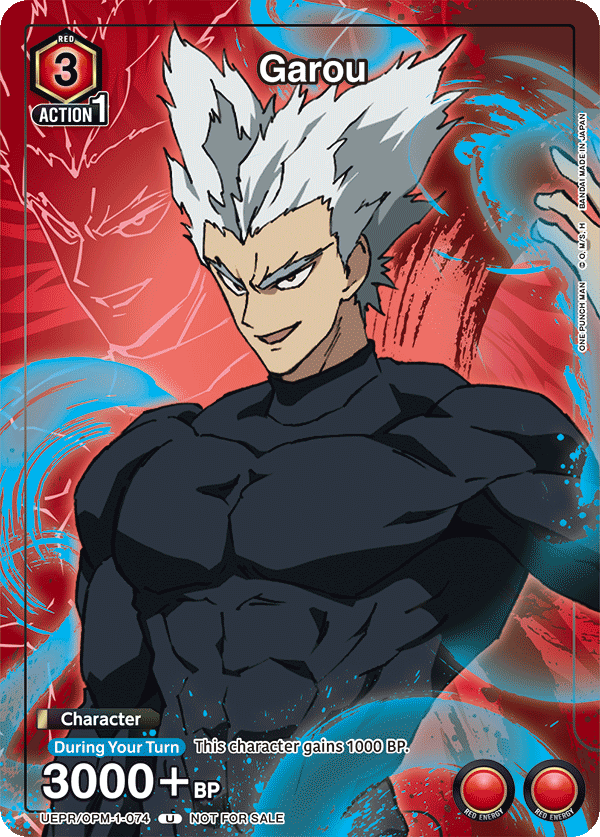 Garou, UE06BT: One Punch Man Release Event Cards · UEPR/OPM-1-074