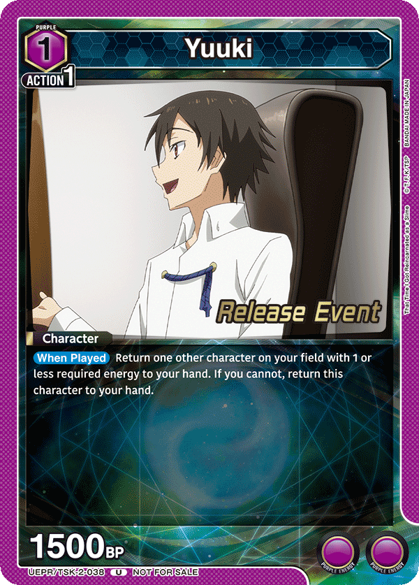 Yuuki, UE20BT: That Time I Got Reincarnated as a Slime Release Event Cards · UEPR/TSK-2-038