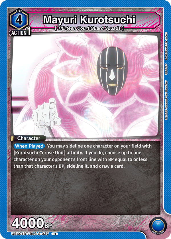 Mayuri Kurotsuchi, UEX01BT: BLEACH: Thousand-Year Blood War Vol.2 · UEX01BT/BLC-2-037