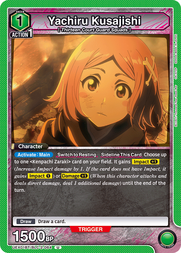 Yachiru Kusajishi, UEX01BT: BLEACH: Thousand-Year Blood War Vol.2 · UEX01BT/BLC-2-064