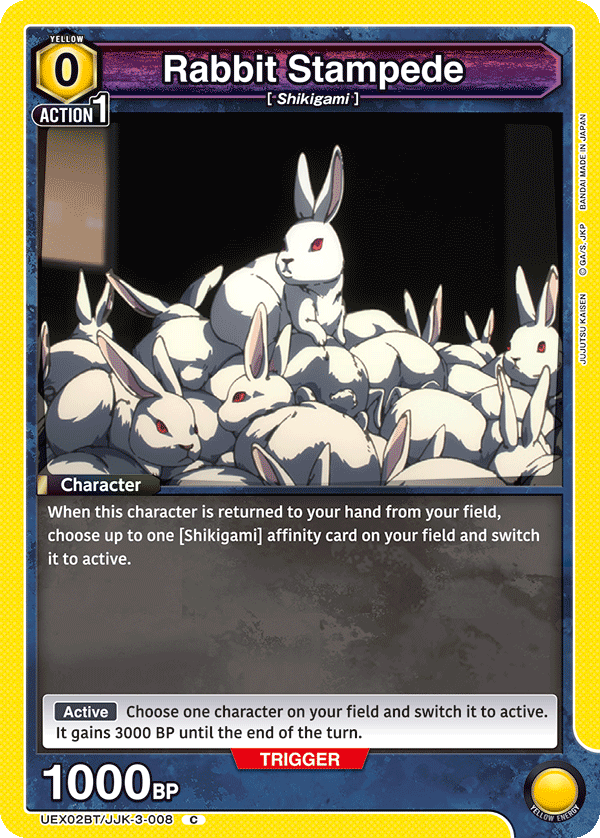 Rabbit Stampede, UEX02BT: Jujutsu Kaisen Vol.2 · UEX02BT/JJK-3-008