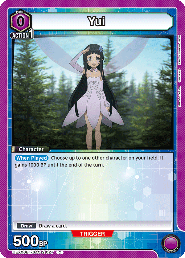 Yui, UEX06BT: Sword Art Online Vol.2 · UEX06BT/SAO-2-027