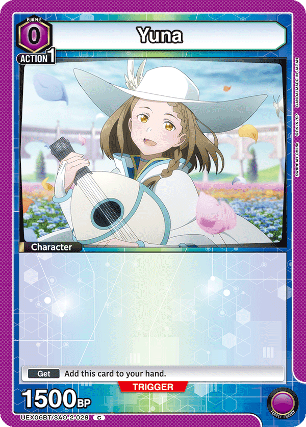 Yuna, UEX06BT: Sword Art Online Vol.2 · UEX06BT/SAO-2-028