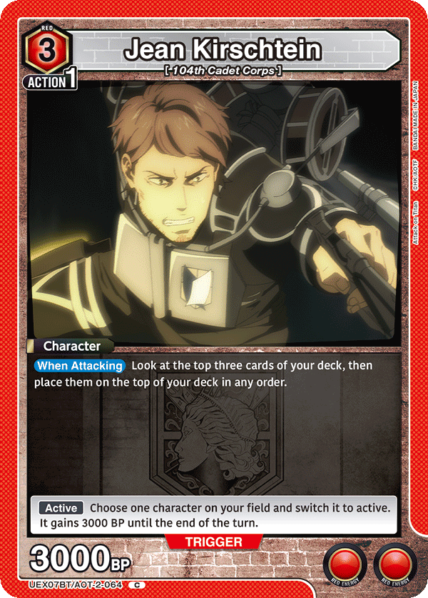 Jean Kirschtein, UEX07BT: Attack on Titan Vol. 2 · UEX07BT/AOT-2-064