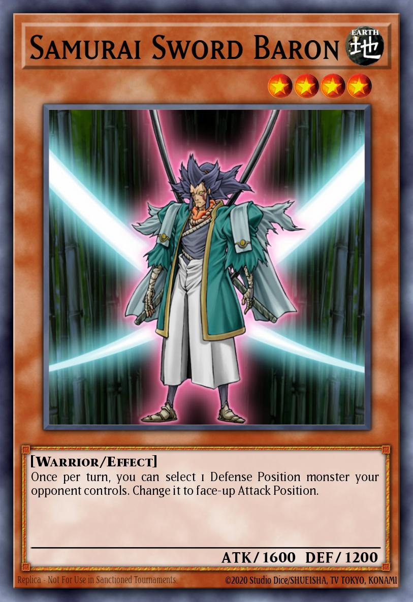 Samurai Sword Baron, Yu-Gi-Oh! 5D's World Championship 2010: Reverse of Arcadia promotional cards · WC10-EN001