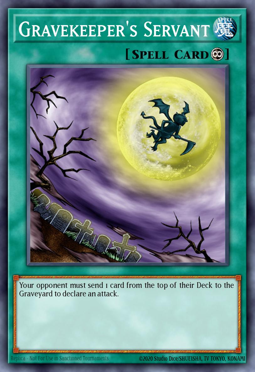 Gravekeeper's Servant, Spell Ruler · SRL-EN031