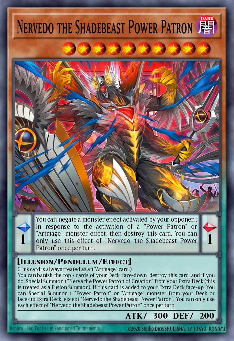 Nervedo the Shadebeast Power Patron, Blazing Dominion · BLZD-EN011