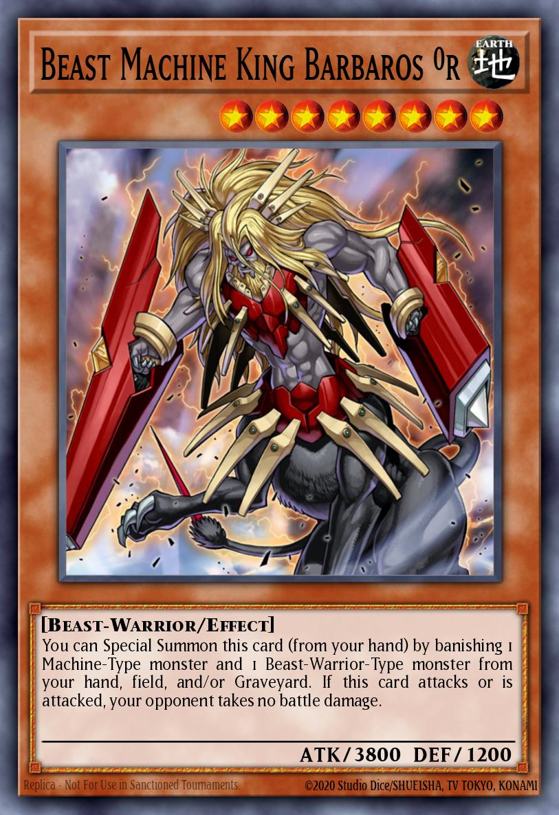 Beast Machine King Barbaros Ür, Ancient Prophecy Sneak Peek Participation Card · ANPR-EN097