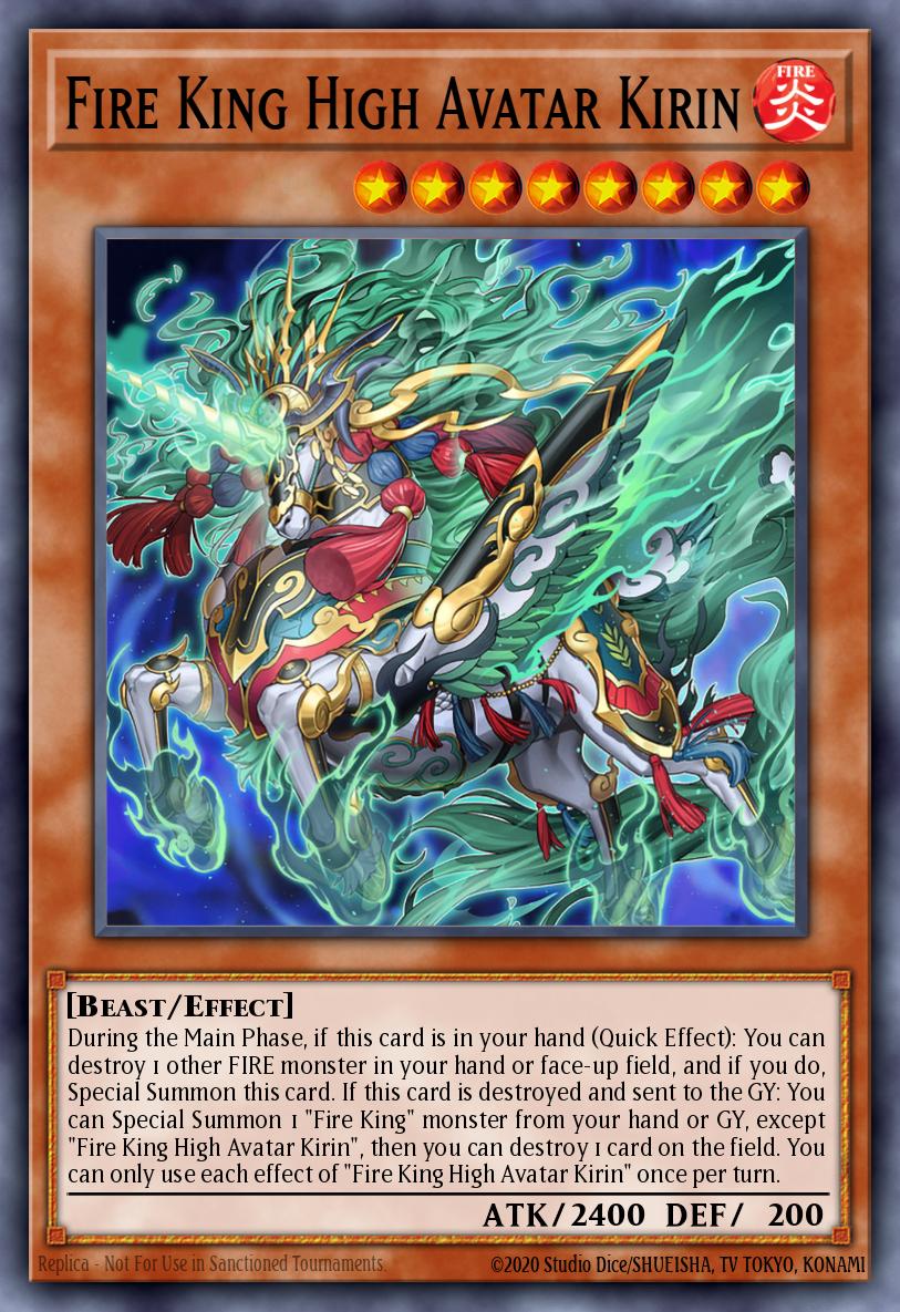Fire King High Avatar Kirin, Rarity Collection 5 · RA05-EN032