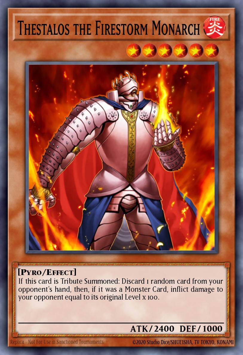 Thestalos the Firestorm Monarch, Duelist League 3 participation cards · DL12-EN007