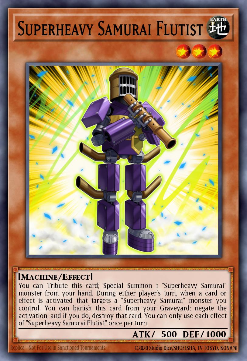 Superheavy Samurai Flutist, Secrets of Eternity Sneak Peek Participation Card · SECE-EN007
