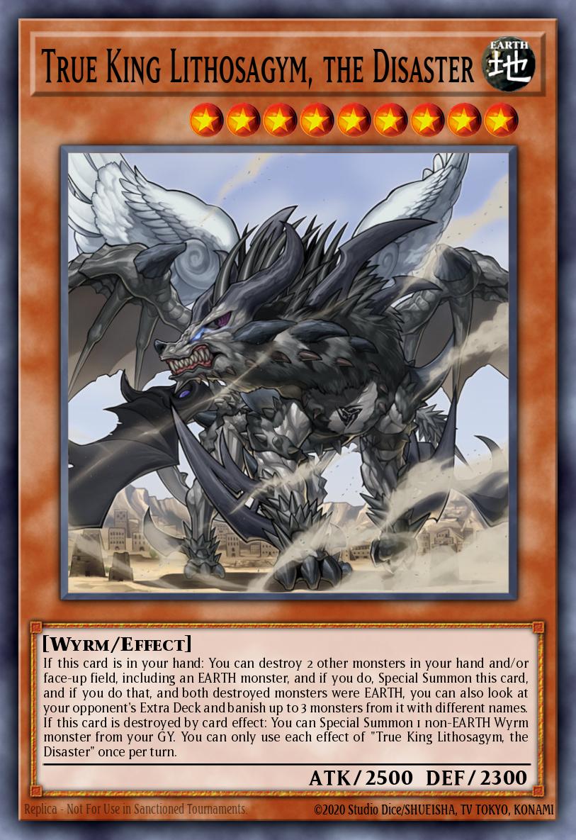 True King Lithosagym, the Disaster, Quarter Century Stampede · RA04-EN275