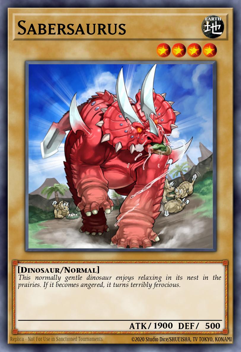 Sabersaurus, Duelist League 16 participation cards · DL16-EN001
