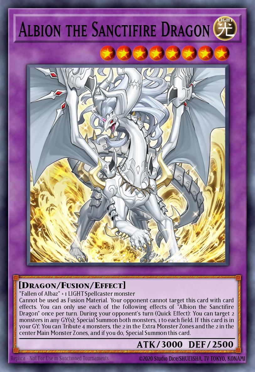 Albion the Sanctifire Dragon, Rarity Collection 5 · RA05-EN037