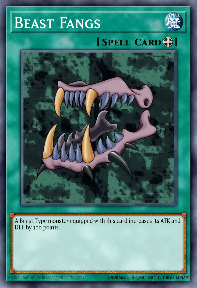 Beast Fangs, Legend of Blue Eyes White Dragon · LOB-EN041