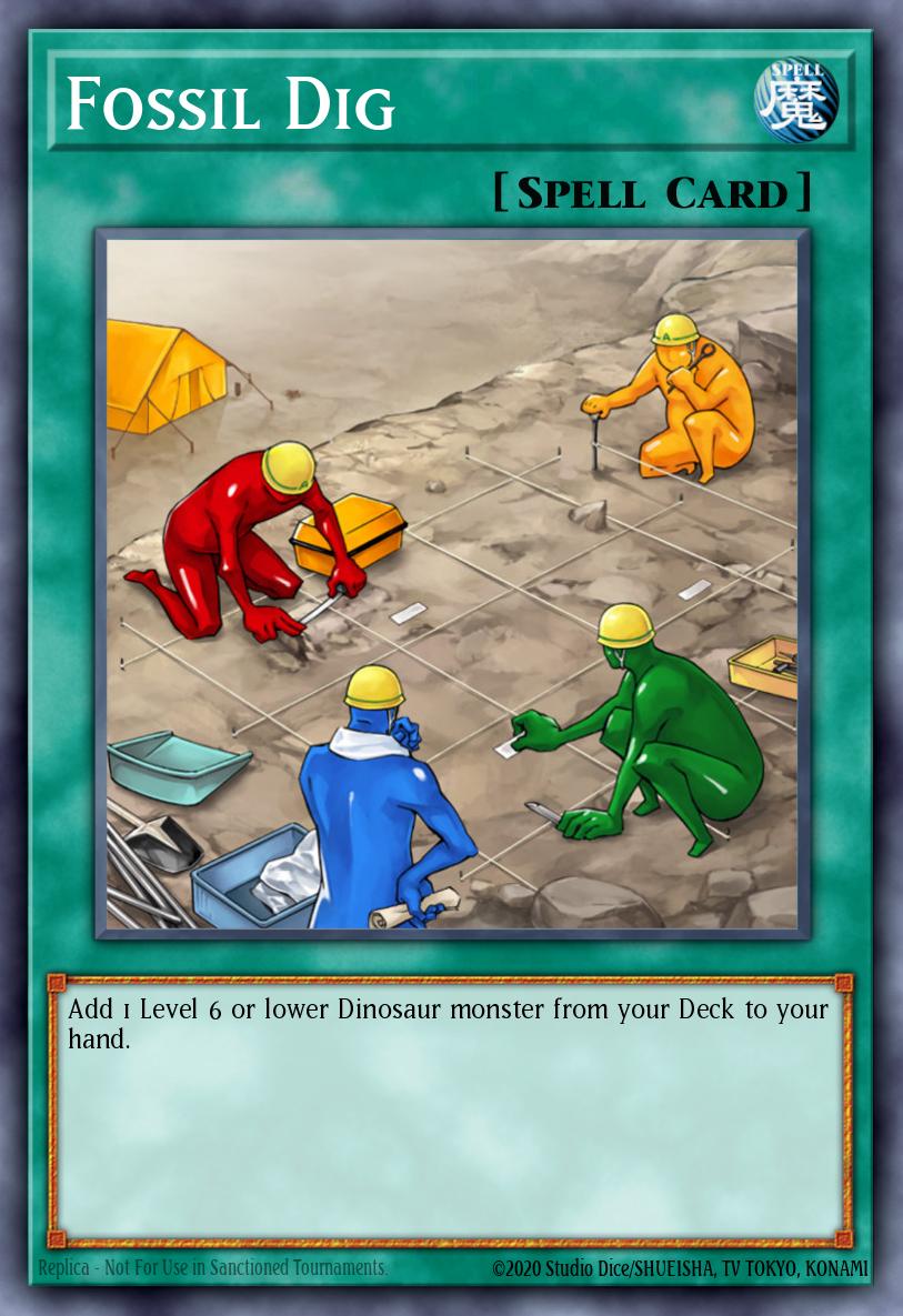 Fossil Dig, Duelist League 13 participation cards · DL13-EN018