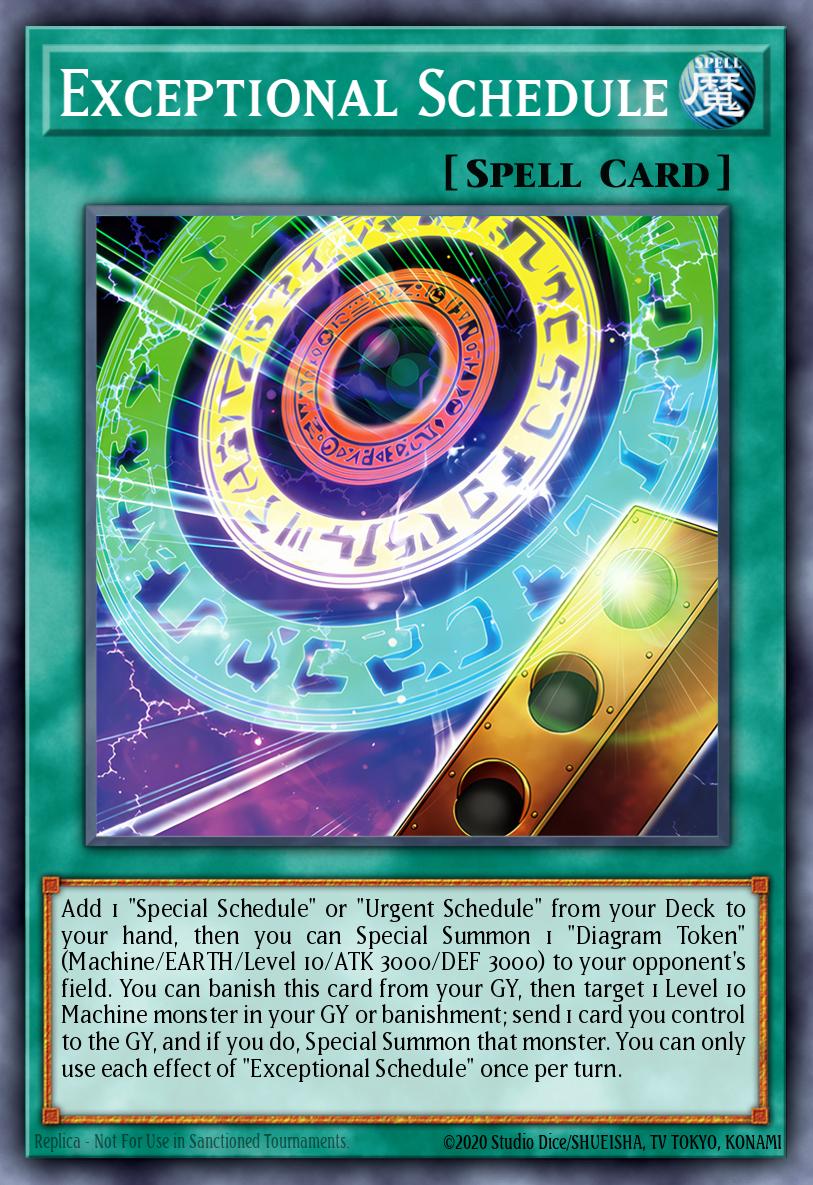 Exceptional Schedule, Blazing Dominion · BLZD-EN054