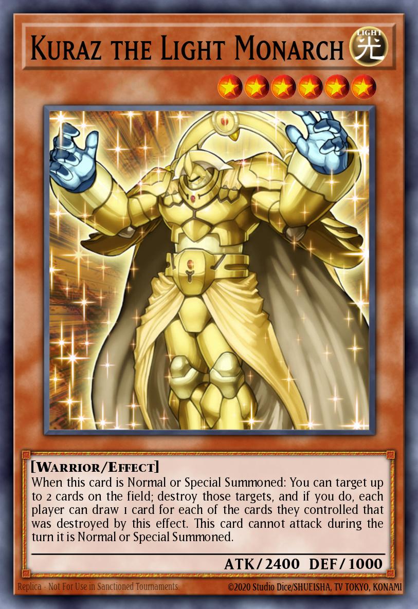 Kuraz the Light Monarch, Duelist League 16 participation cards · DL16-EN004