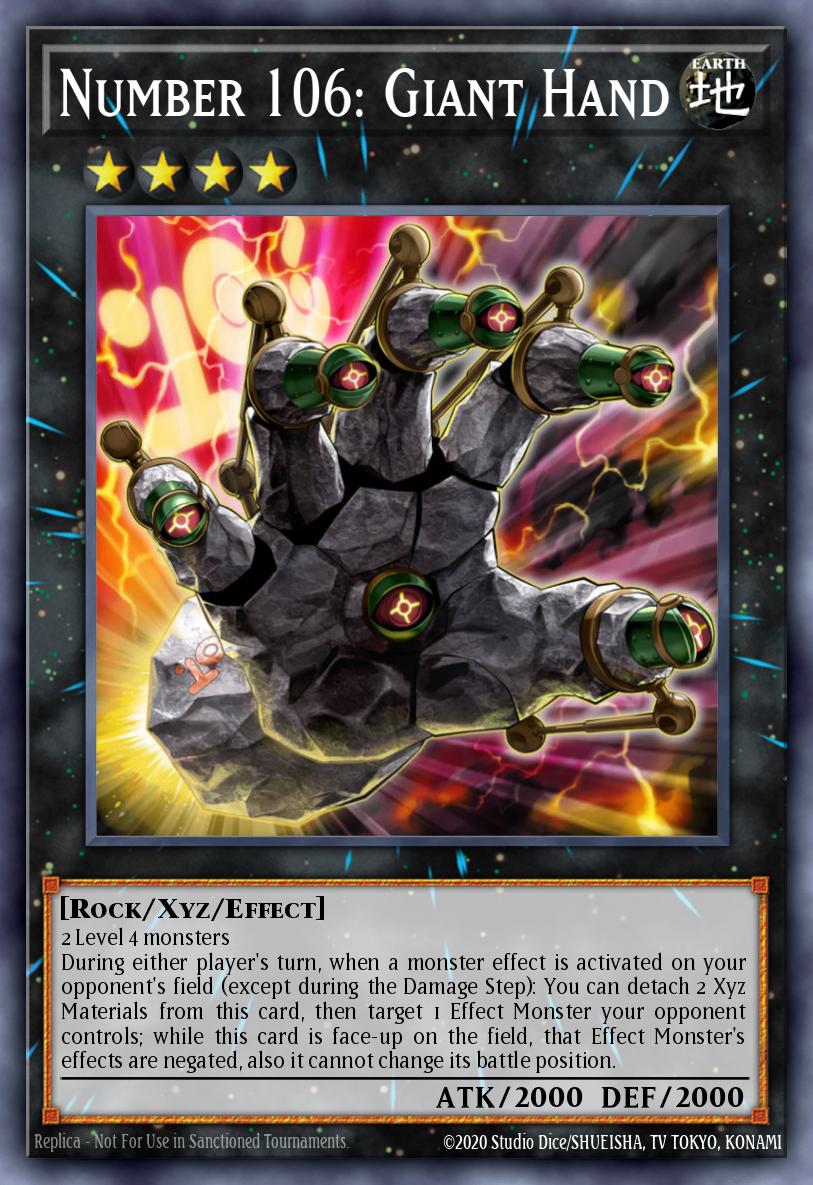 Number 106: Giant Hand, Quarter Century Stampede · RA04-EN066