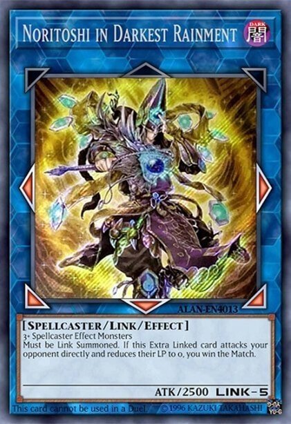 Noritoshi in Darkest Rainment, Yu-Gi-Oh! World Championship 2019 Japanese National Qualifiers prize cards · 2019-EN004