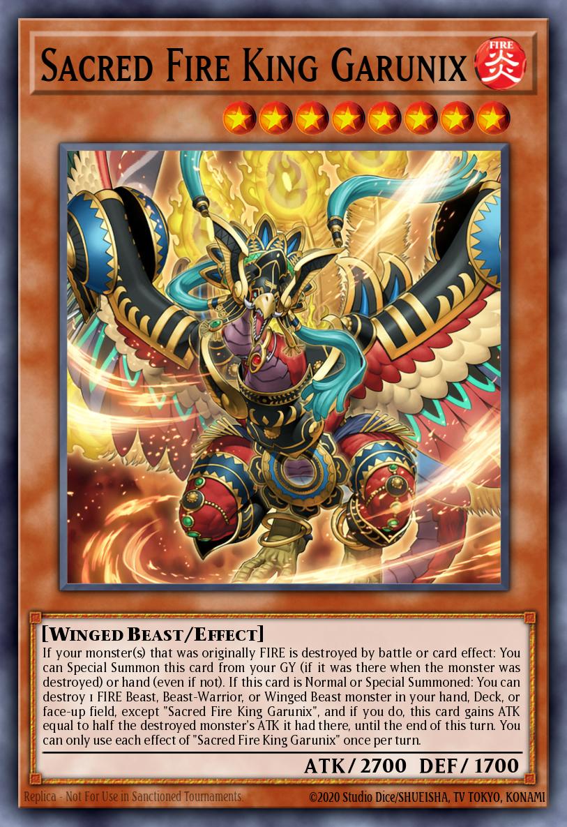 Sacred Fire King Garunix, Rarity Collection 5 · RA05-EN031