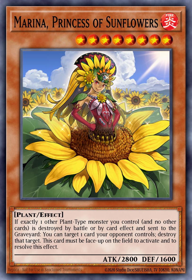Marina, Princess of Sunflowers, Shadow Specters Sneak Peek Participation Card · SHSP-EN040