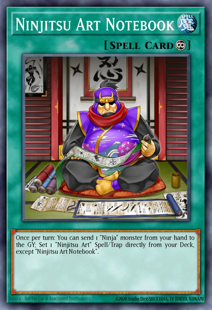 Ninjitsu Art Notebook, OTS Tournament Pack 8 · OP08-PT023