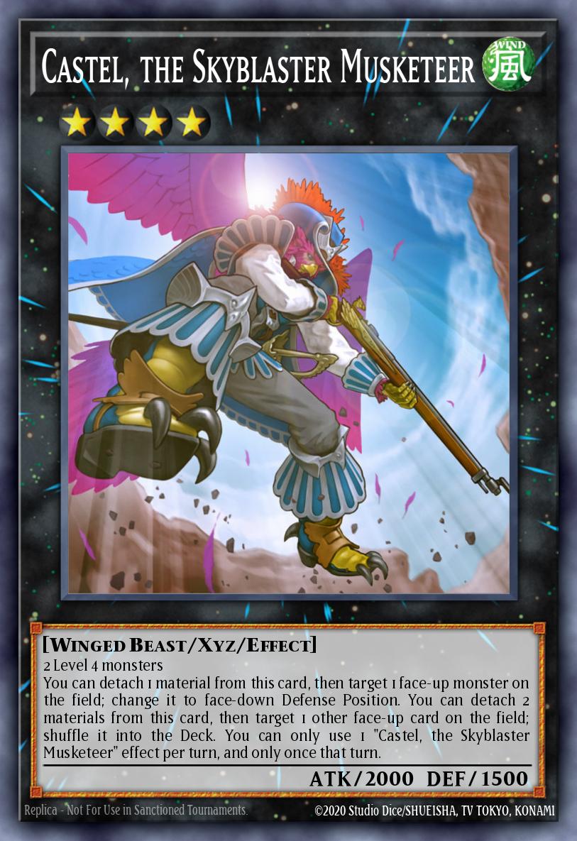 Castel, the Skyblaster Musketeer, Quarter Century Stampede · RA04-EN230