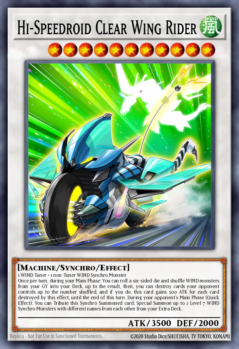 Hi-Speedroid Clear Wing Rider, Legendary Arc-V Decks · LAVD-ENS33