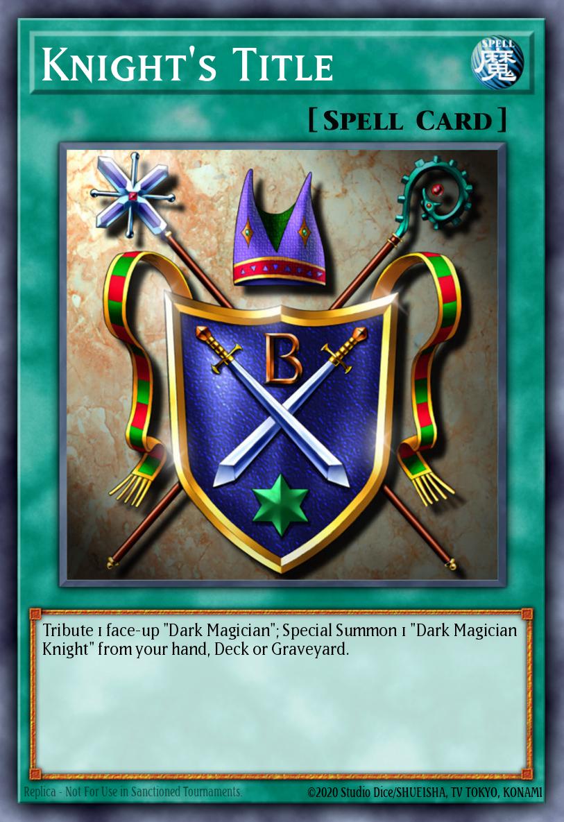 Knight's Title, Yu-Gi-Oh! Reshef of Destruction promotional cards · ROD-EN002