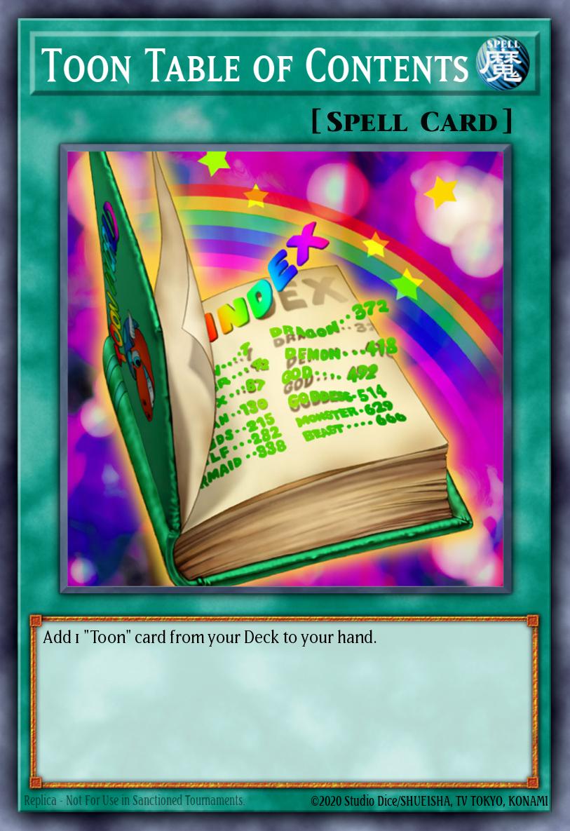 Toon Table of Contents, Legendary Duelists: Season 1 · LDS1-EN069