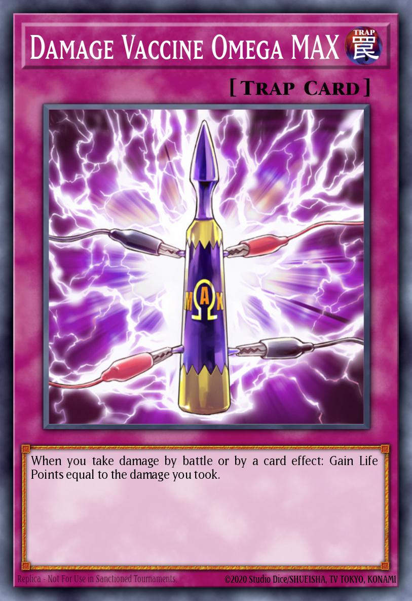 Damage Vaccine Omega MAX, Generation Force Sneak Peek Participation Card · GENF-EN066