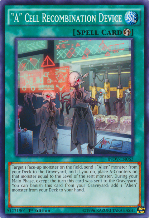 "A" Cell Recombination Device, Invasion: Vengeance Sneak Peek Participation Card · INOV-EN063