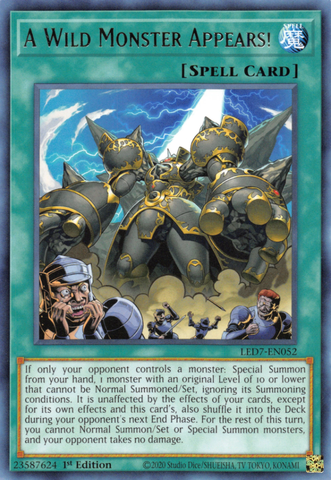 A Wild Monster Appears!, Legendary Duelists: Rage of Ra · LED7-EN052