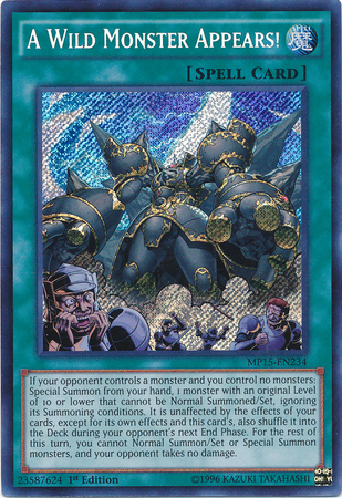 A Wild Monster Appears!, 2015 Mega-Tin Mega Pack · MP15-EN234