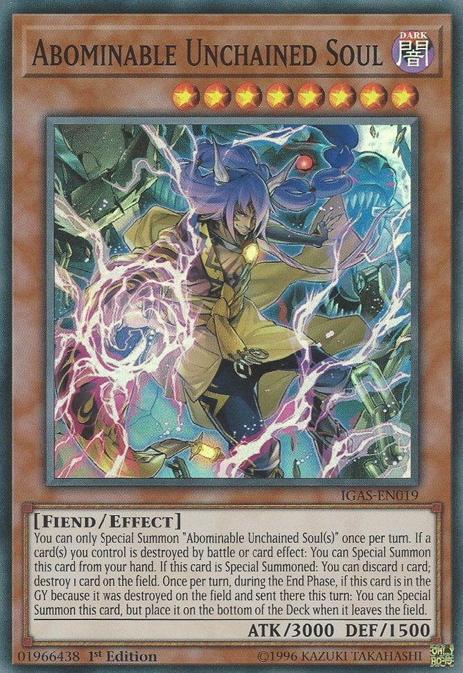 Abominable Unchained Soul, Ignition Assault Sneak Peek Participation Card · IGAS-EN019