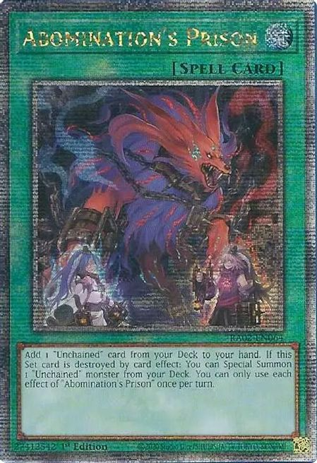 Abomination's Prison, 25th Anniversary Rarity Collection II · RA02-EN064