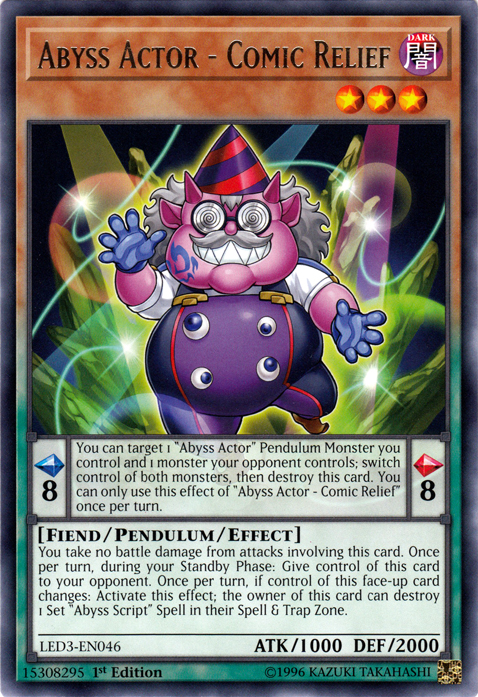 Abyss Actor - Comic Relief, Legendary Duelists: White Dragon Abyss · LED3-EN046