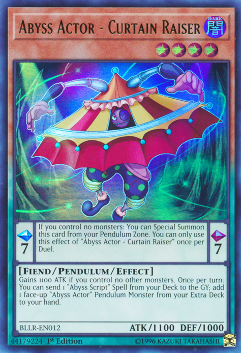 Abyss Actor - Curtain Raiser, Battles of Legend: Light's Revenge · BLLR-EN012