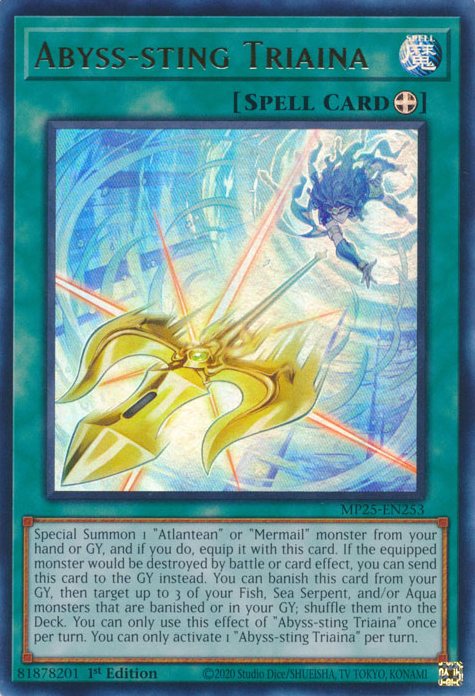 Abyss-sting Triaina, 2025 Mega-Pack Tin · MP25-EN253
