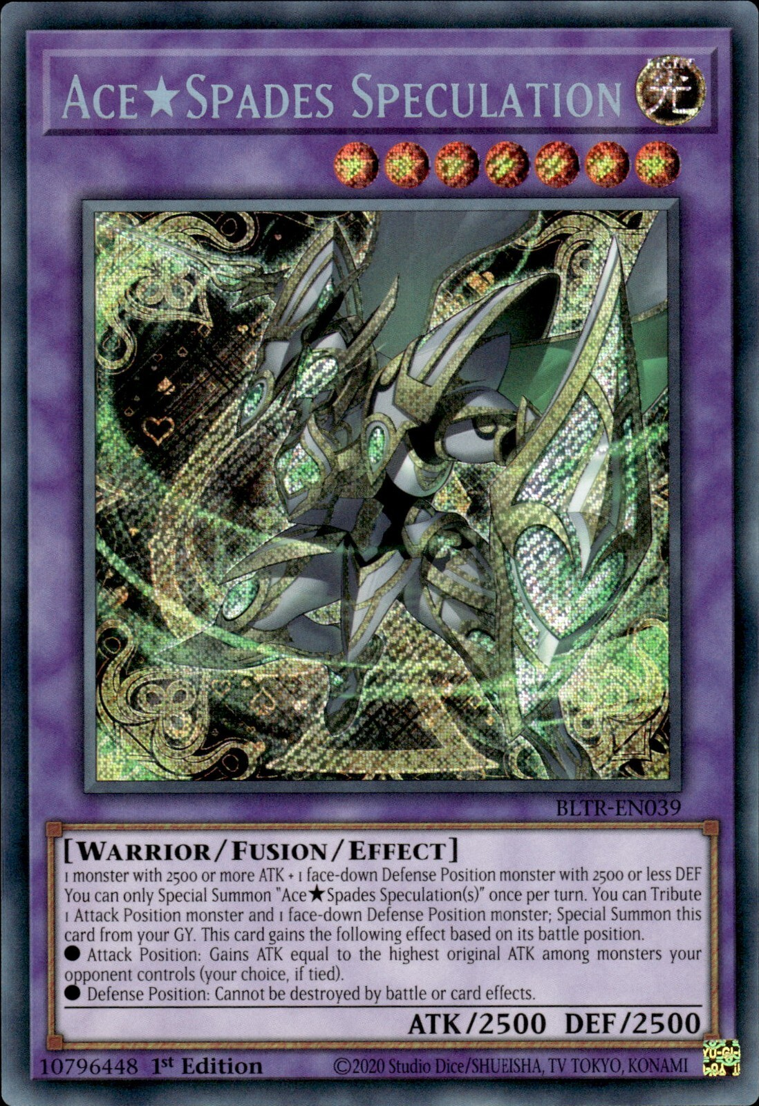 Ace★Spades Speculation, Battles of Legend: Terminal Revenge · BLTR-EN039