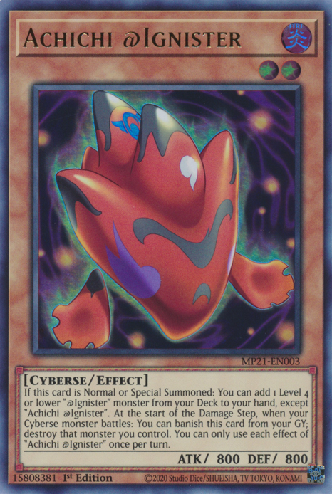 Achichi @Ignister, 2021 Tin of Ancient Battles · MP21-EN003