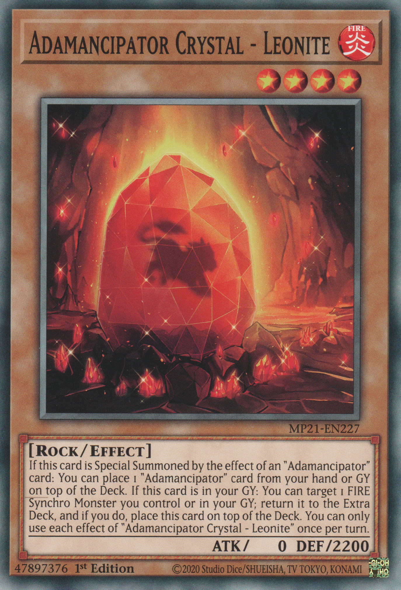 Adamancipator Crystal - Leonite, 2021 Tin of Ancient Battles · MP21-EN227