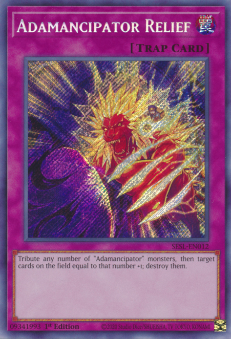 Adamancipator Relief, Secret Slayers · SESL-EN012