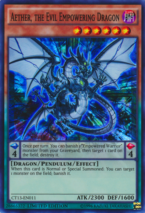 Aether, the Evil Empowering Dragon, 2016 Mega-Tins · CT13-EN011