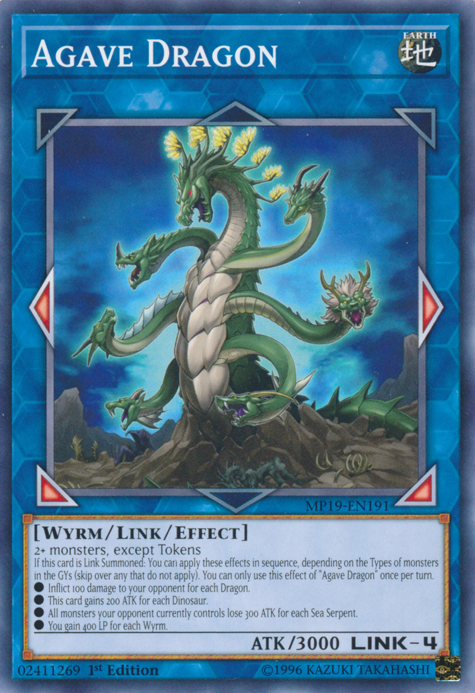 Agave Dragon, 2019 Gold Sarcophagus Tin Mega Pack · MP19-EN191