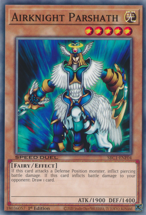Airknight Parshath, Speed Duel: Streets of Battle City · SBC1-ENF04
